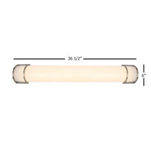 Jomer 36.5 in. Brushed Nickel LED Vanity Light Bar - Brushed Nickel