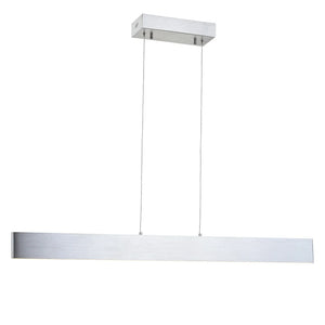 Julian 40" Dimmable Adjustable Integrated LED Metal Linear Pendant, by JONATHAN Y