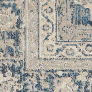 Malta Bordered Center Medallion Soft Area Rug