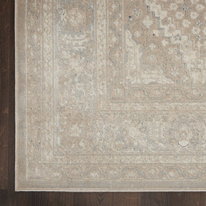 Malta Bordered Center Medallion Soft Area Rug