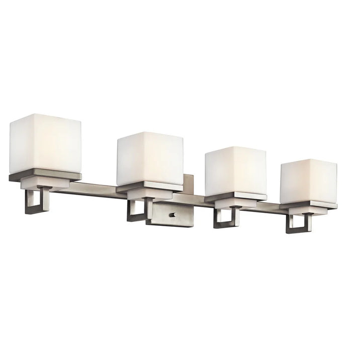 Kichler Lighting Metro Park Collection 4-light Brushed Nickel Bath/Vanity Light