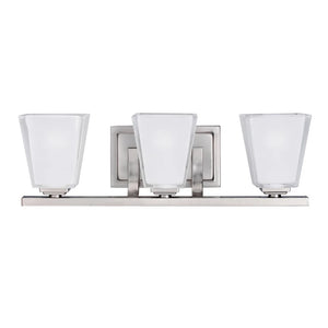 Kichler Lighting Urban Ice Collection 3-light Antique Pewter Bath/Vanity Light