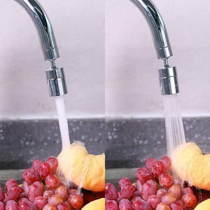 Kitchen Faucet Bubbler 360-Degree Double Modes 2-Flow Splash-Proof