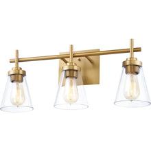 Kylen 3-Light Aged Brass Bath Light