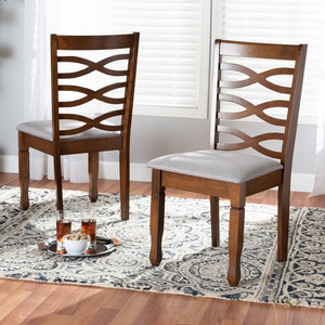 Lanier Modern and Contemporary 2-PC Dining Chair Set