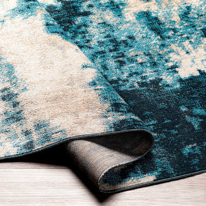 Machine Washable Rustic Abstract Area Soft Rug