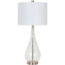 Lauri Modern Glass Table Lamp - 29"H x 14"W x 14"D