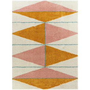 Modern Geometric Berber Shag Soft Area Rug