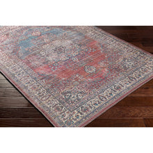 Traditional Medallion Machine Washable Area Soft Rug