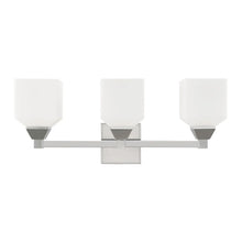 Livex Lighting Aragon 3-Light Bath Vanity - 23"W x 9.5"H x 6.75"D - 23"W x 9.5"H x 6.75"D