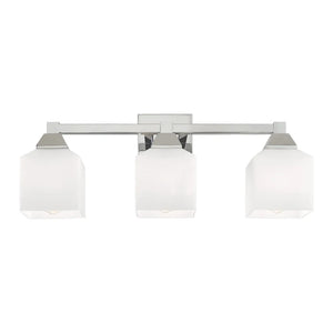 Livex Lighting Aragon 3-Light Bath Vanity - 23"W x 9.5"H x 6.75"D - 23"W x 9.5"H x 6.75"D