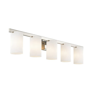 Livex Lighting Astoria 5 Light Polished Chrome Bath Vanity - Polished chrome - Polished chrome