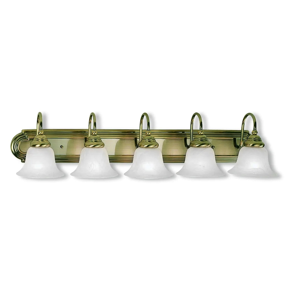 Livex Lighting Belmont Antique Brass 5-light Bath Light