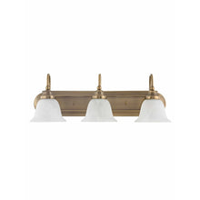 Livex Lighting Belmont Gold Brass 3-light Bathroom Light Fixture