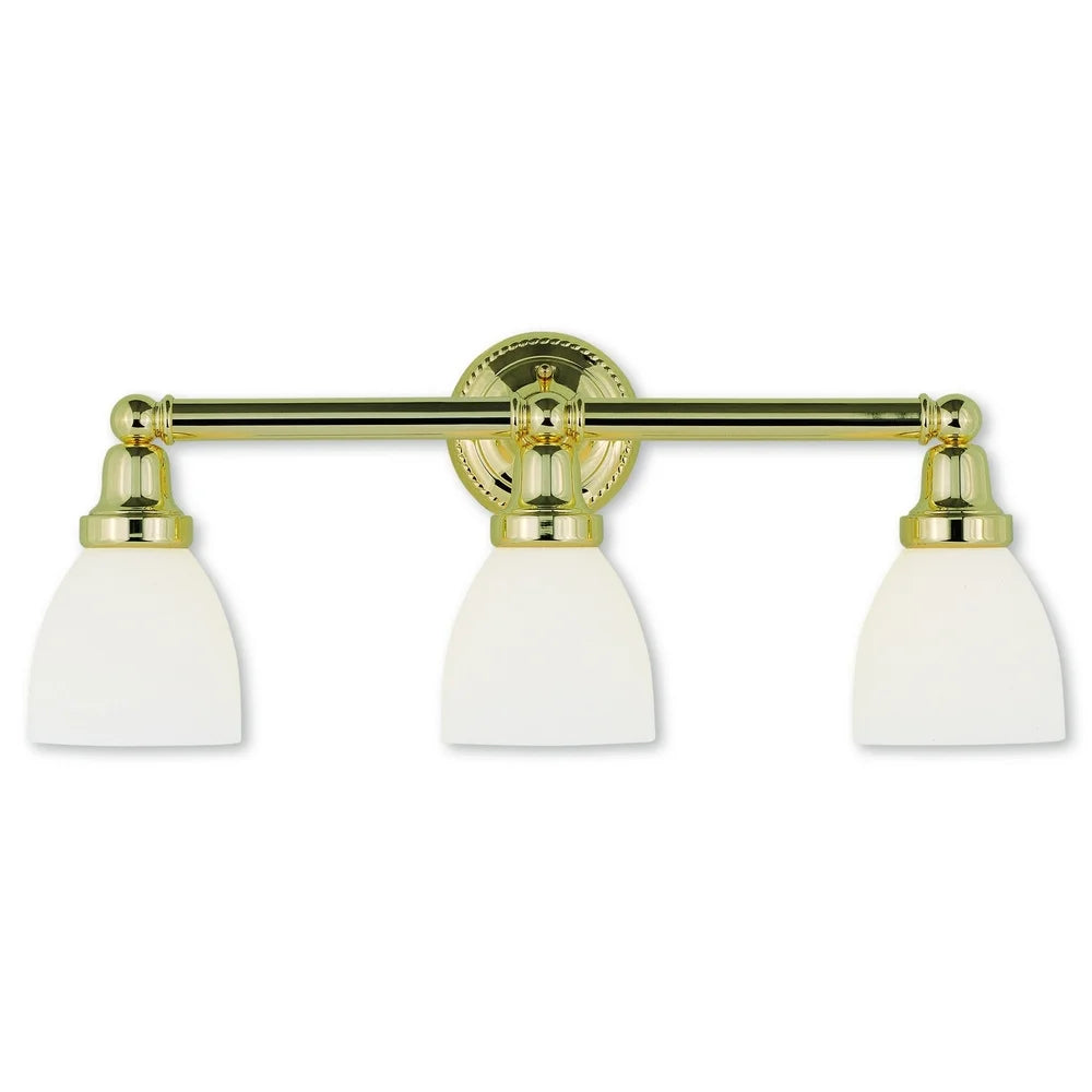 Livex Lighting Classic Polished Brass 3-light Bath Light