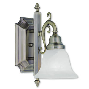 Livex Lighting French Regency 1 Light Antique Brass Bath Vanity