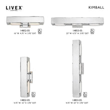 Livex Lighting Kimball 2-Light 8W LED ADA Bath Vanity - 16"W x 4.75"H x 3.95"D - 16"W x 4.75"H x 3.95"D