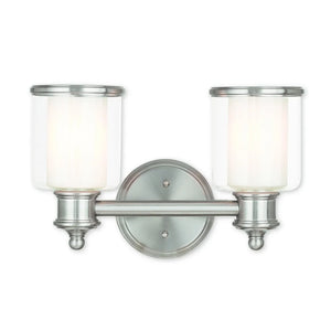 Livex Lighting Middlebush Brushed Nickel 2-light Bath Vanity