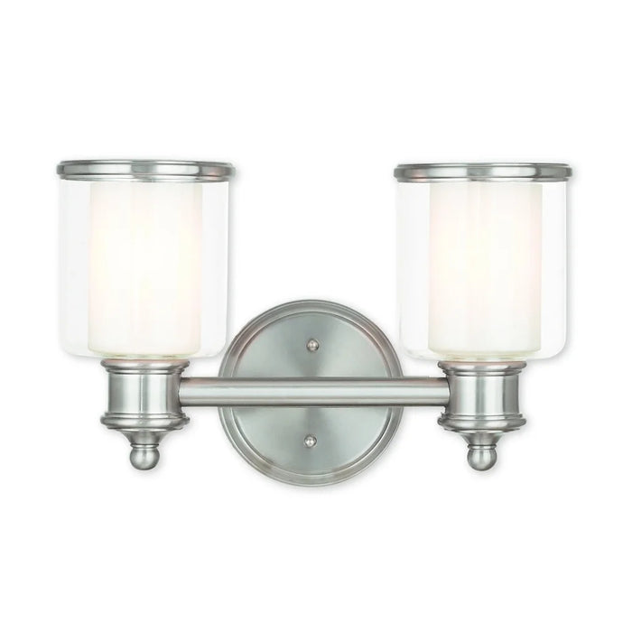 Livex Lighting Middlebush Brushed Nickel 2-light Bath Vanity