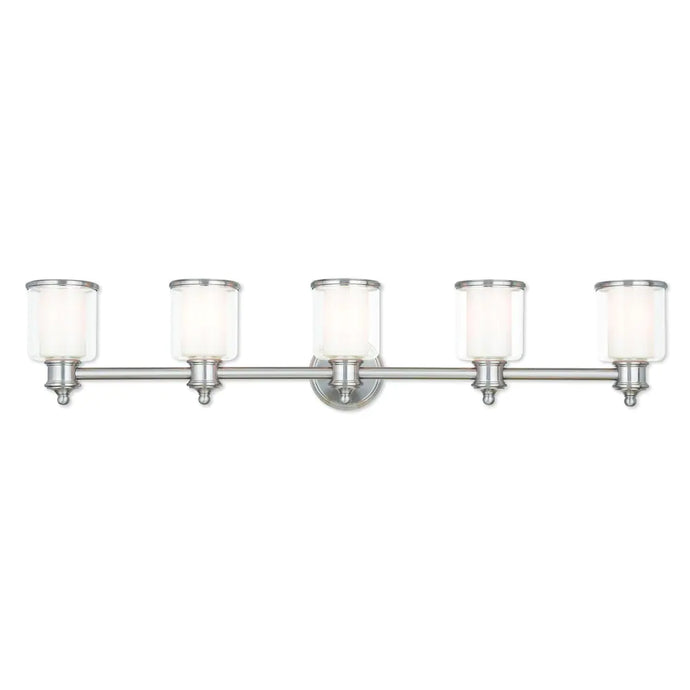 Livex Lighting Middlebush Brushed Nickel Five-Light Bath Vanity - Brushed nickel