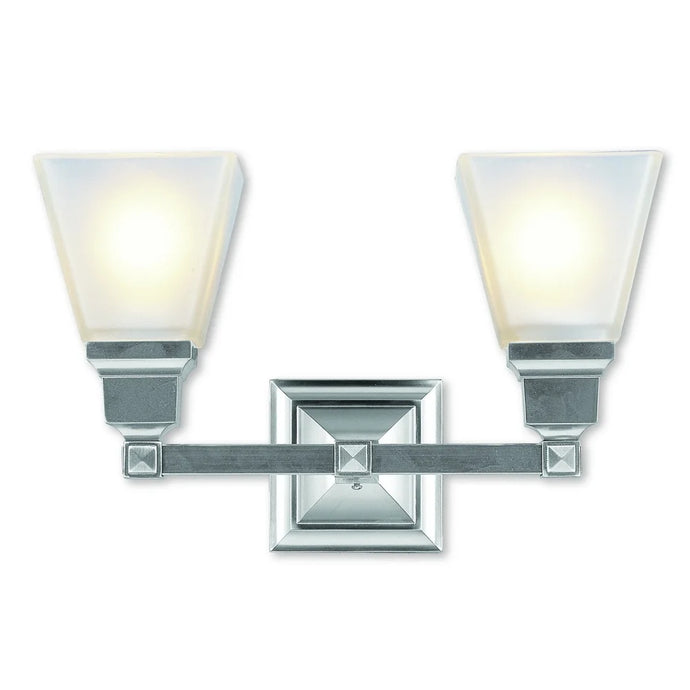 Livex Lighting Mission Brushed Nickel 2-light Bath Light