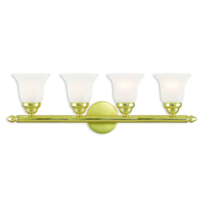 Livex Lighting Neptune Polished Brass Four-light Bath Vanity