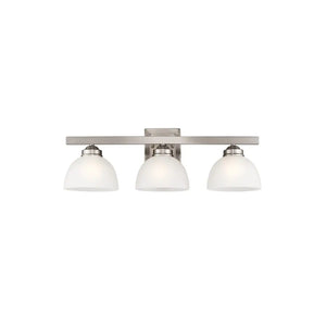 Livex Lighting Somerset 3 Light Brushed Nickel Bath Vanity - Brushed nickel