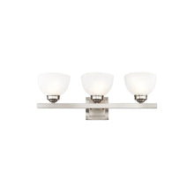 Livex Lighting Somerset 3 Light Brushed Nickel Bath Vanity - Brushed nickel