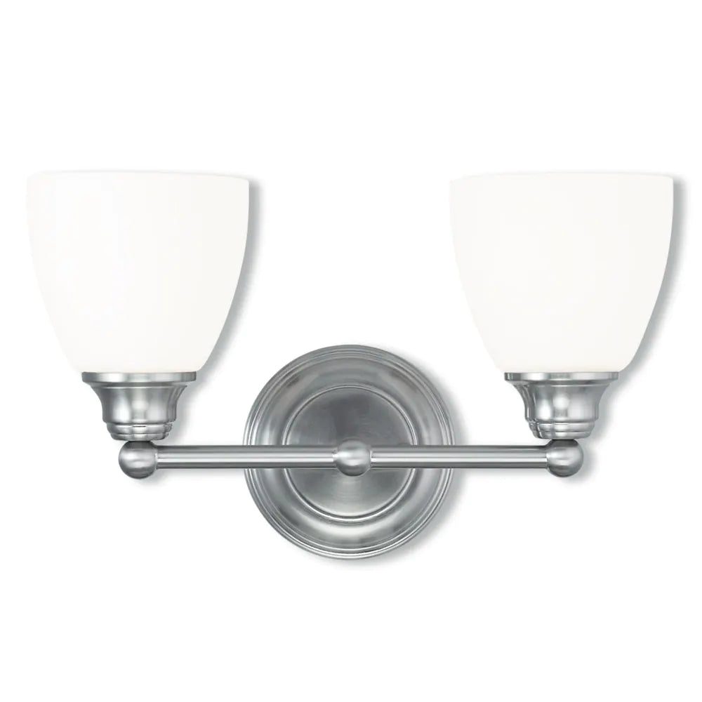 Livex Lighting Somerville Brushed Nickel 2-light Bath Light