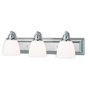 Livex Lighting Springfield Polished Chrome 3-light Bath Light