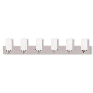 Livex Lighting West Lake 6 Light Brushed Nickel Bath Vanity - Brushed nickel