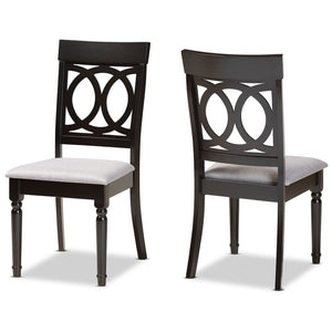 Lucie Modern and Contemporary 2-PC Dining Chair Set