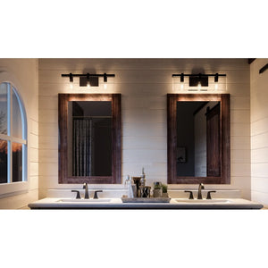 Luxury Modern Farmhouse Bathroom Vanity Light, 8.38"H x 22.75"W, Industrial Chic Style, Olde Bronze Finish by Urban Ambiance