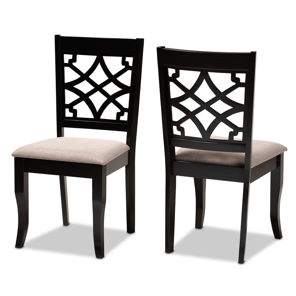 Copper Grove Bucoli Cushioned Armless Dining Chairs (Set of 2)