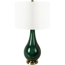 Makenzie Modern Glass Table Lamp - 31"H x 16"W x 16"D