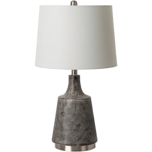 Marion Painted Charcoal Table Lamp - 25"H x 14"W x 14"D