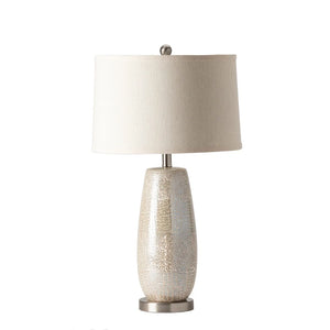 Melrose Rouen Silver 29.25-inch Table Lamp - 16x16x29.25" - Set of 2