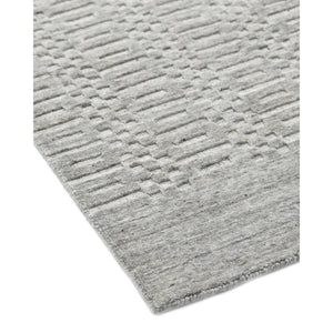 Michelle Solid Geometric Handmade Area Rug