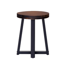 Middlebrook Round Distressed Solid Wood Standard Dining Stool