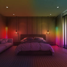 Minimalism RGB Corner Floor Lamp-Set Of 2 - 55in