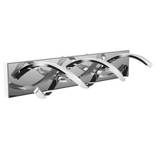 Modern 2-Light Wavy Linear LED Vanity Light Fixture