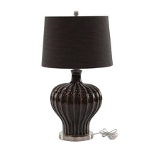 Brown Earthenware Modern Table Lamp 28 x 16 x 16