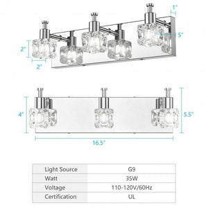 Modern Bathroom Vanity Light - 16.5" x 5" x 5.5"(L x W x H)