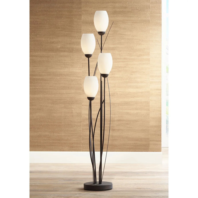 Modern Floor Lamp 4-Light Tree 73