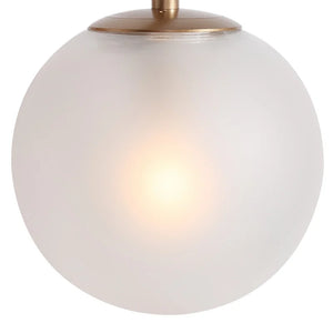 Siya Modern 3/2/1 Frosted Glass Bathroom Vanity Lights Romantic Gold Statement Wall Sconces