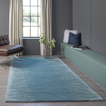 Delhi Hand Tufted Wool Contemporary Striped Soft Area Rug