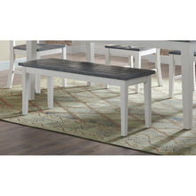 Monterey 45" Solid Wood Dining Bench, White Stain and Grey by Martin Svensson Home