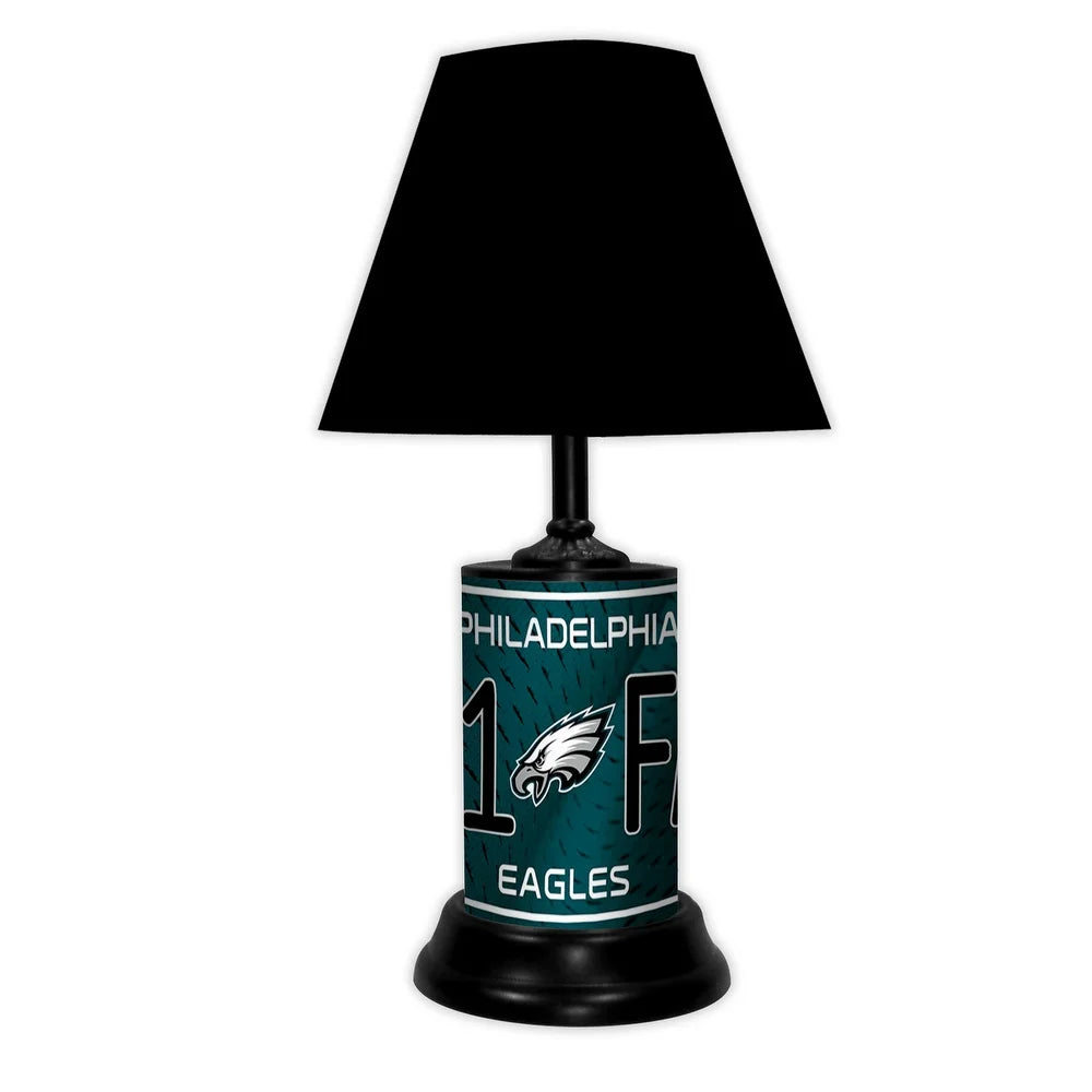 NFL 18-inch Desk/Table Lamp with Shade, #1 Fan with Team Logo, Philade –  Modern Rugs and Decor