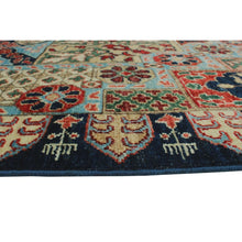 Aria Fine Chobi Bahman Blue/Red Soft Area Rug