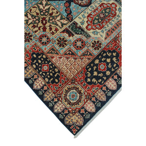 Aria Fine Chobi Bahman Blue/Red Soft Area Rug